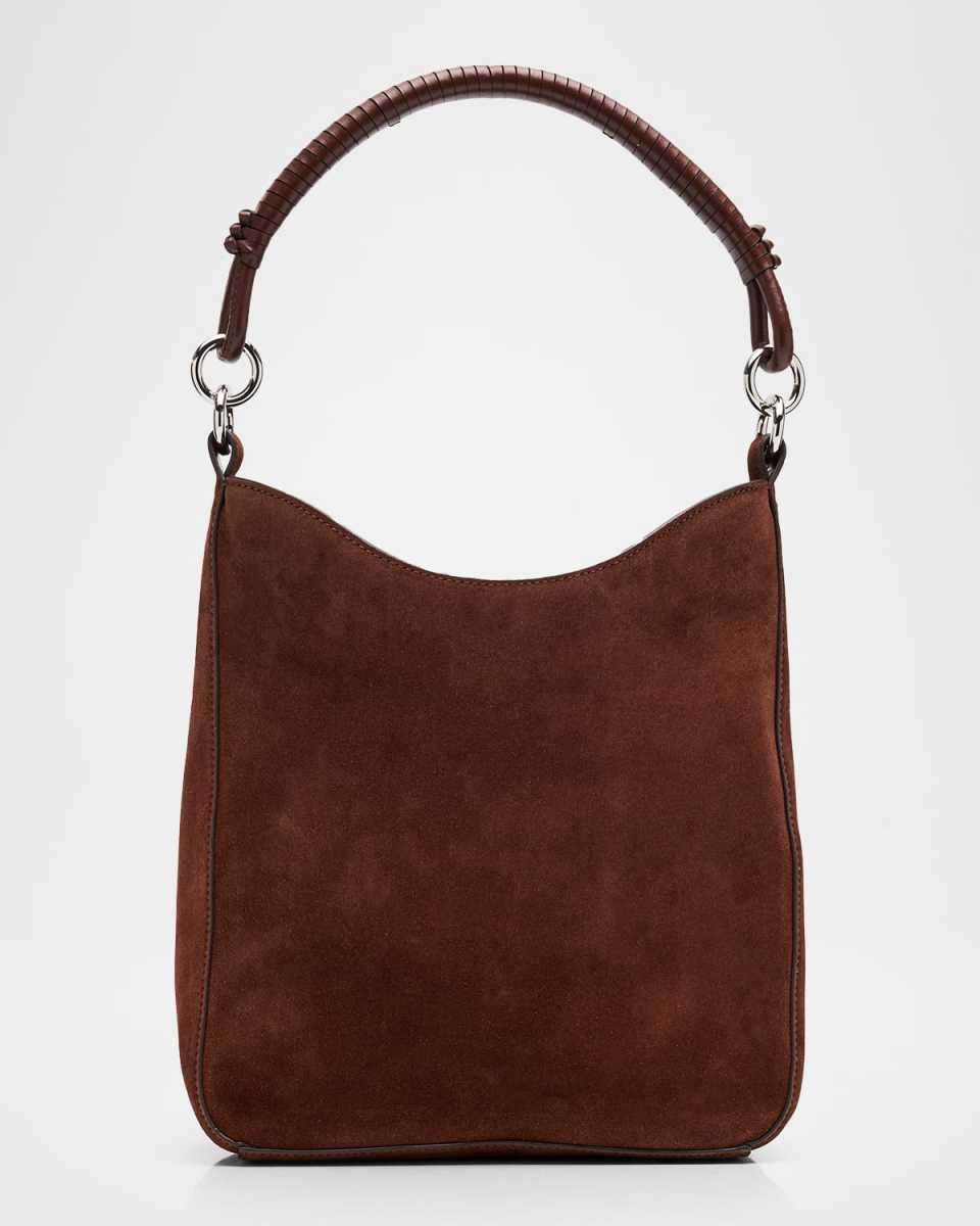 Mel Suede Shoulder Bag